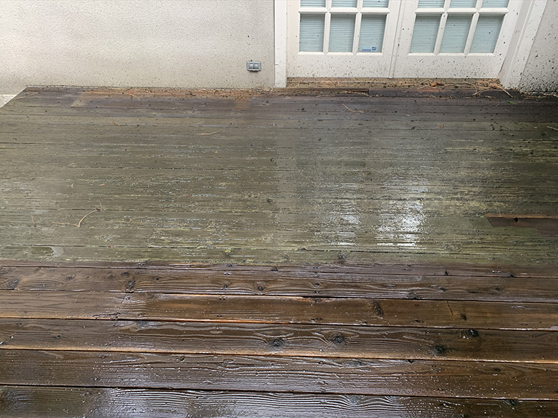 deck cleaning
